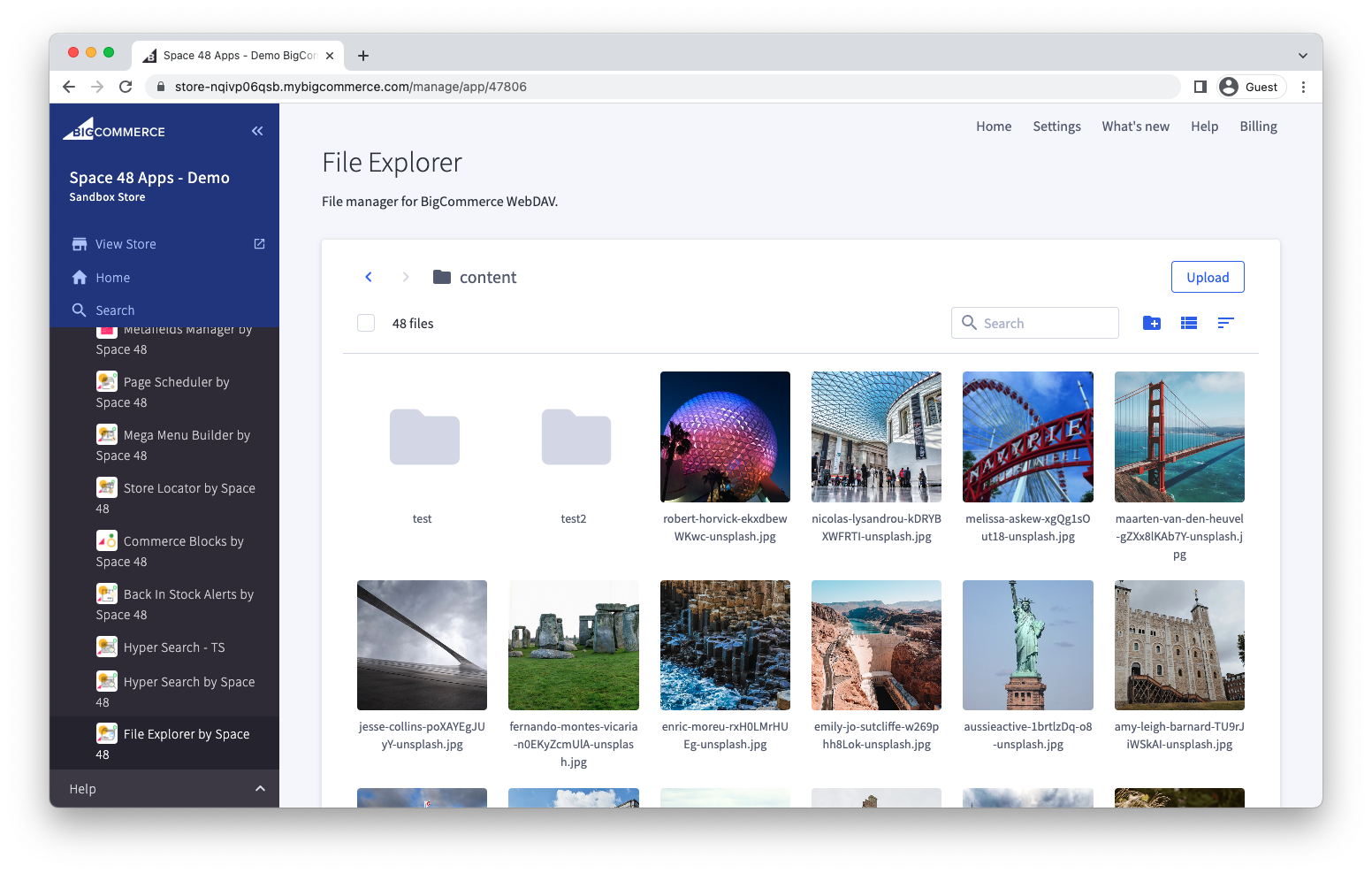 File Explorer showing folders and image files in a grid