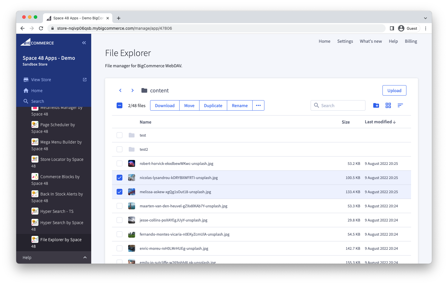 File Explorer list view with several image files selected